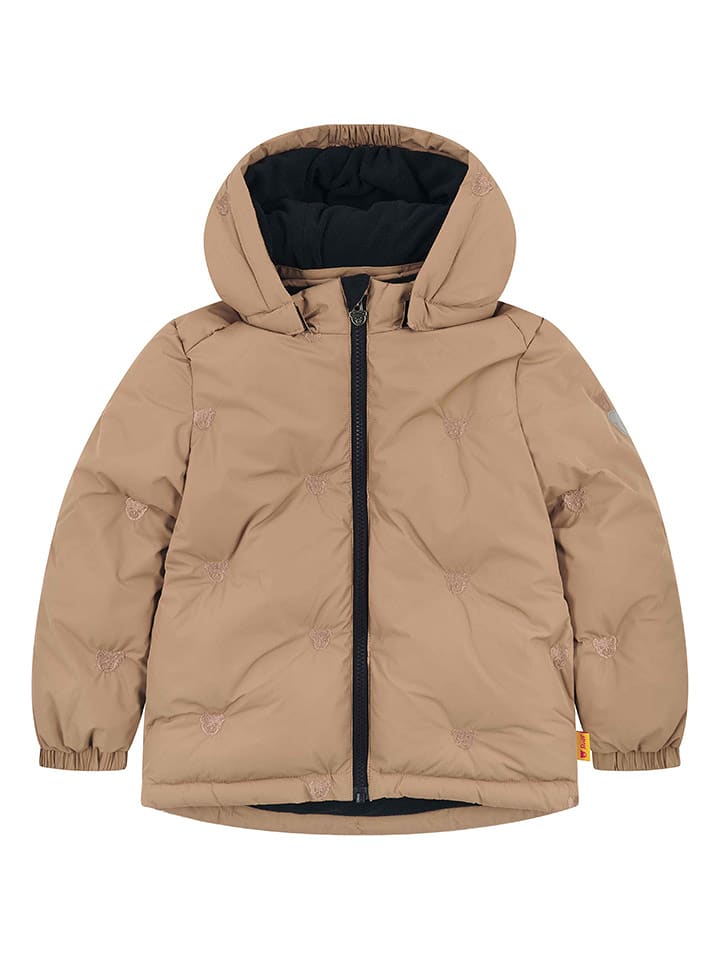 Steiff Kurtka pikowana w kolorze jasnobrązowym rozmiar: 98