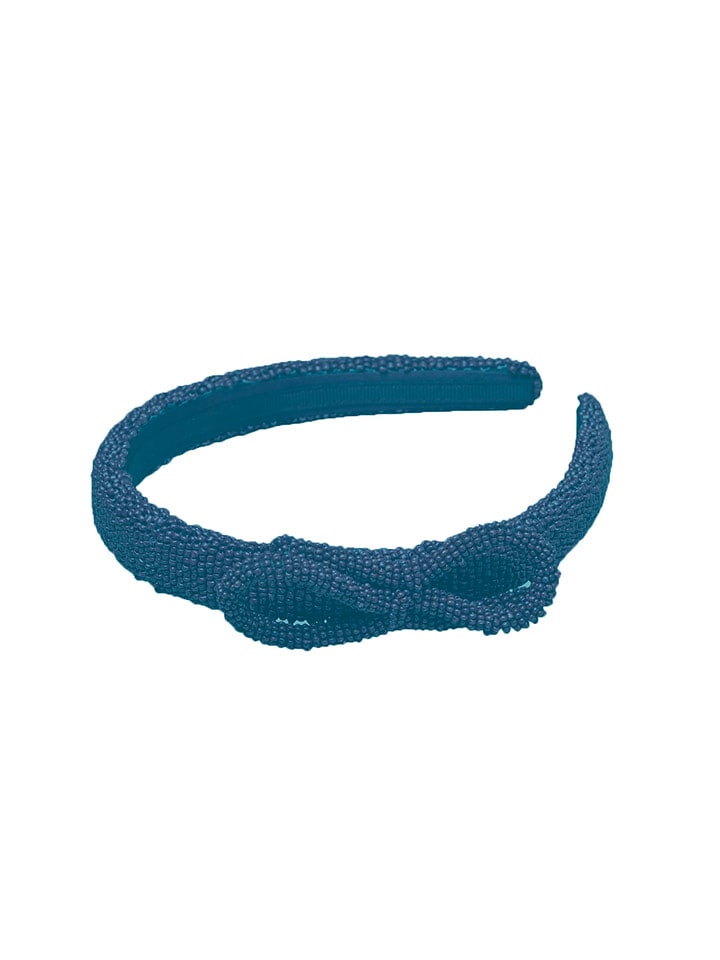 Becksöndergaard Opaska "Bow" w kolorze niebieskim do włosów rozmiar: onesize