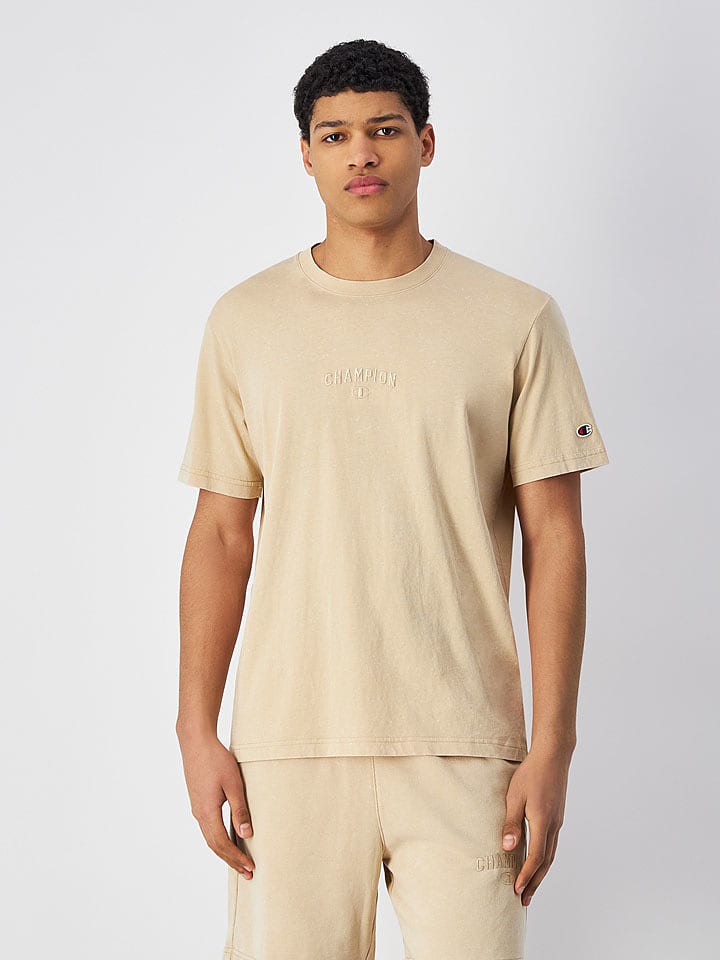 Champion Koszulka w kolorze beżowym rozmiar: S