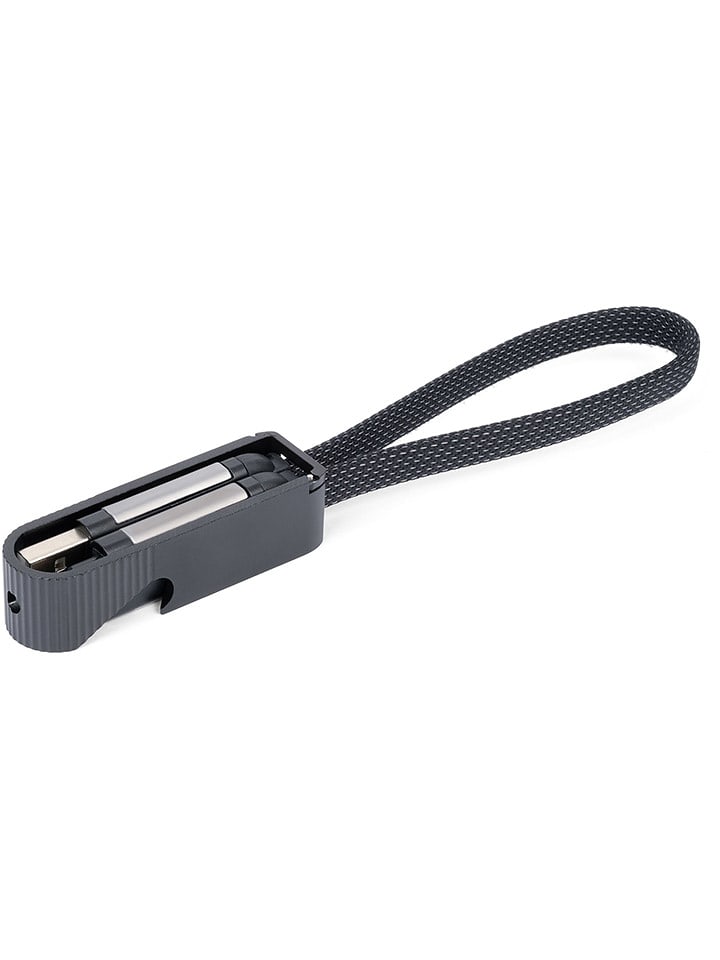 Troika Kabel w kolorze czarnym do szybkiego ładowania rozmiar: onesize