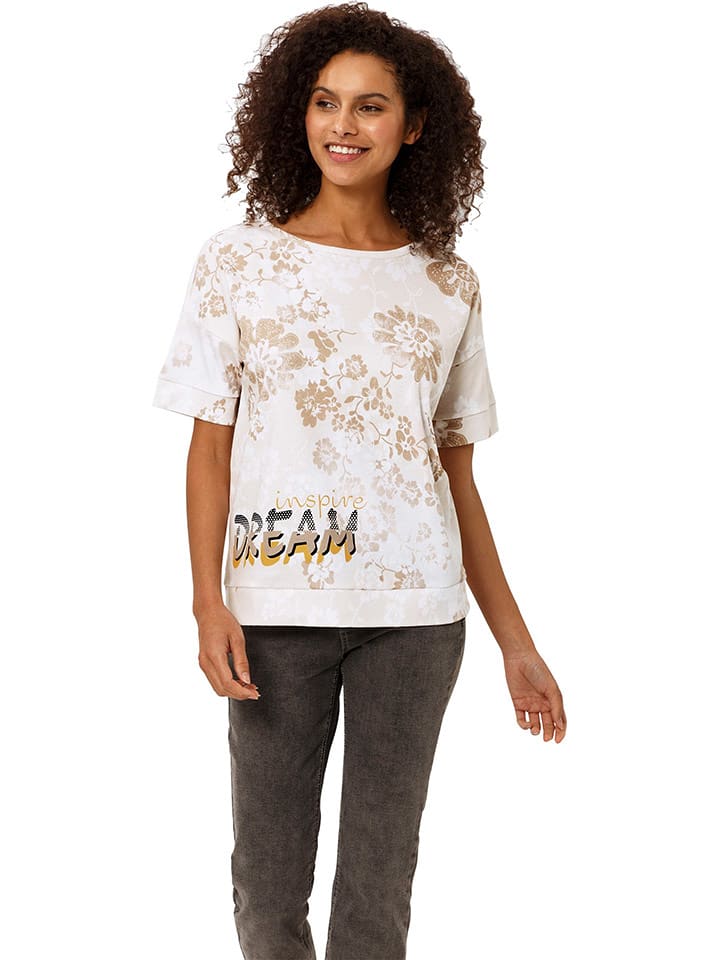 Heine Koszulka w kolorze kremowym rozmiar: 44