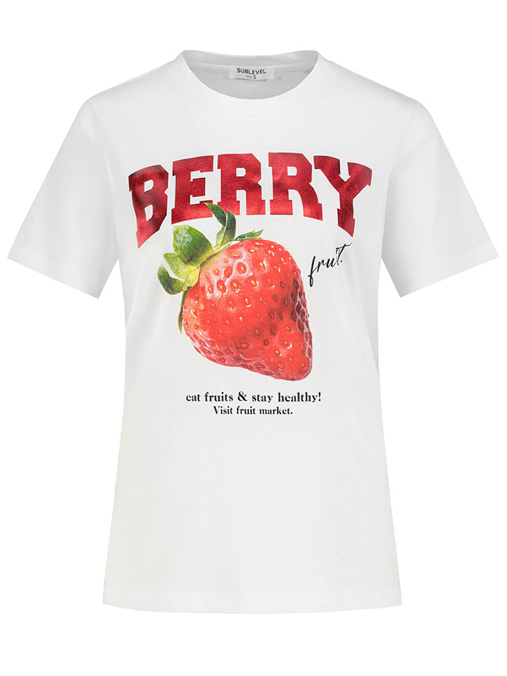 Sublevel Koszulka w kolorze białym rozmiar: XS