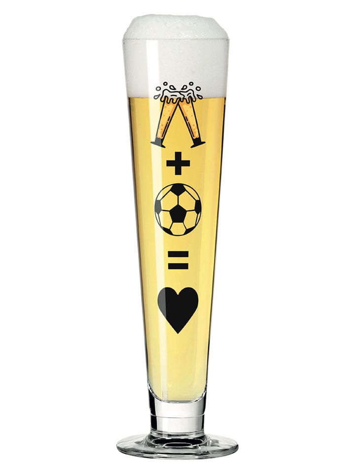 RITZENHOFF Kufel "Football" w kolorze czarnym - 330 ml rozmiar: onesize