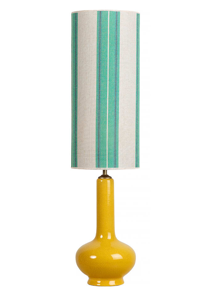 Madre Selva Lampa stołowa "Coline" w kolorze żółto-zielono-białym - wys. 65 cm rozmiar: onesize