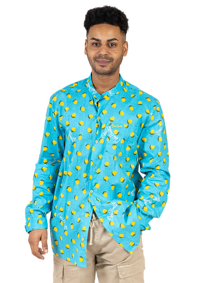 Isla Bonita by SIGRIS Koszula w kolorze turkusowo-żółtym rozmiar: S