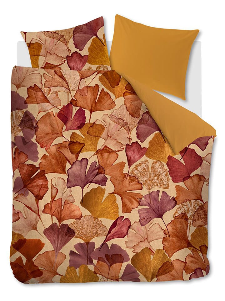 Beddinghouse Komplet pościeli "Esme" w kolorze pomarańczowym rozmiar: 200x200/220 cm