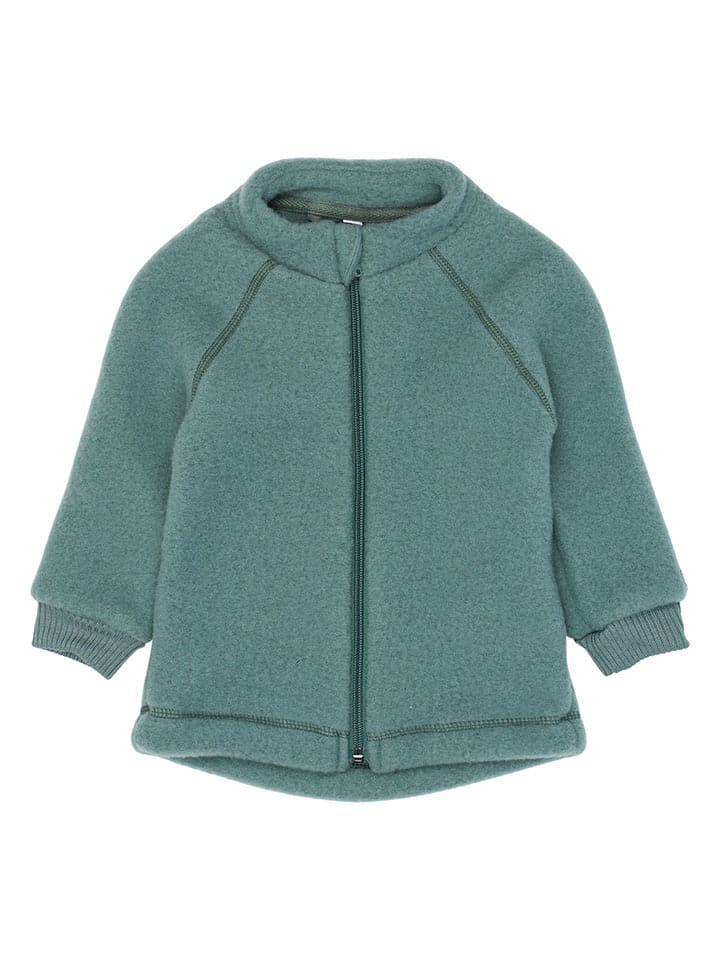 mikk-line Wełniana kurtka w kolorze zielonym rozmiar: 110