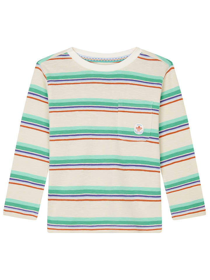 Noppies Koszulka "Lemoore" w kolorze beżowym ze wzorem rozmiar: 122