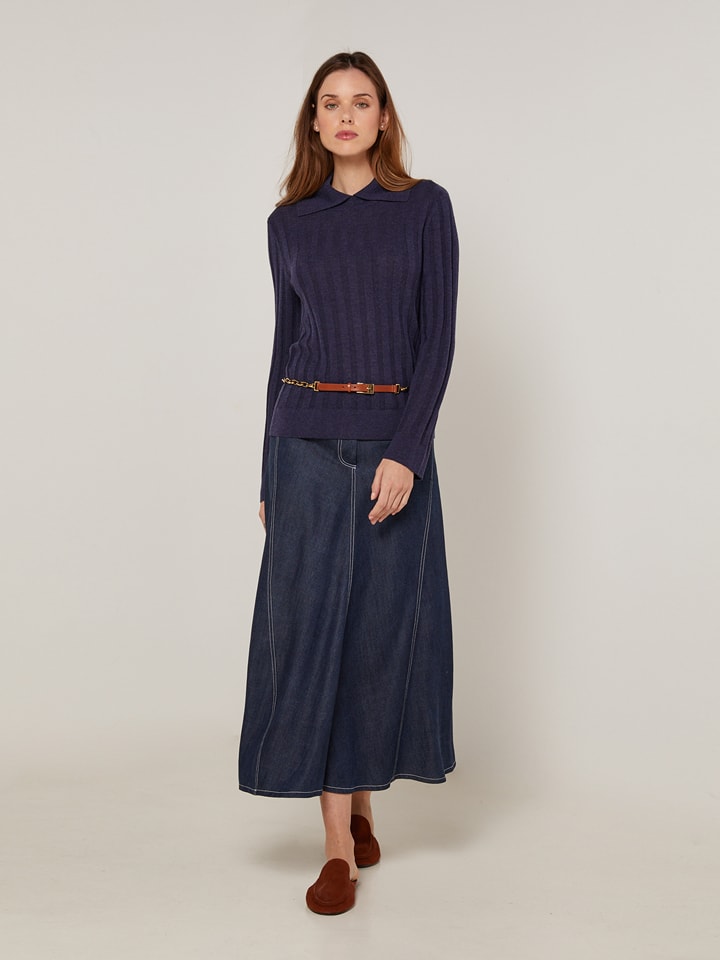 Rodier Sweter w kolorze granatowym rozmiar: S