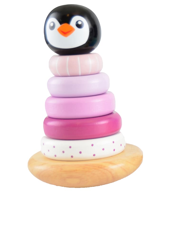 Magni Pingwin-piramidka w kolorze jasnoróżowym - 2+ rozmiar: onesize