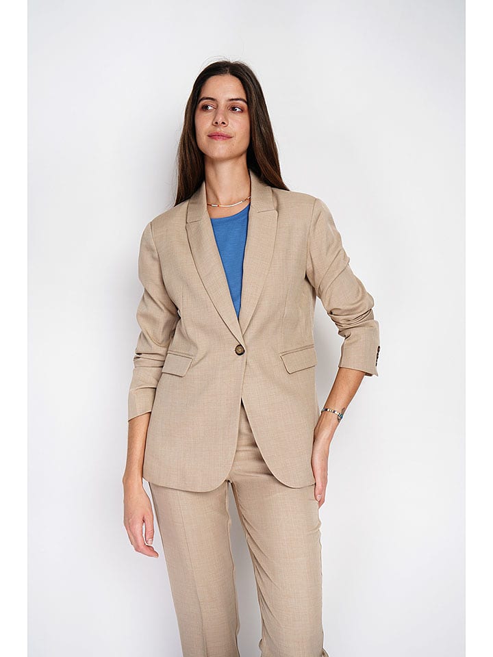 William de Faye Blezer w kolorze beżowym rozmiar: 36