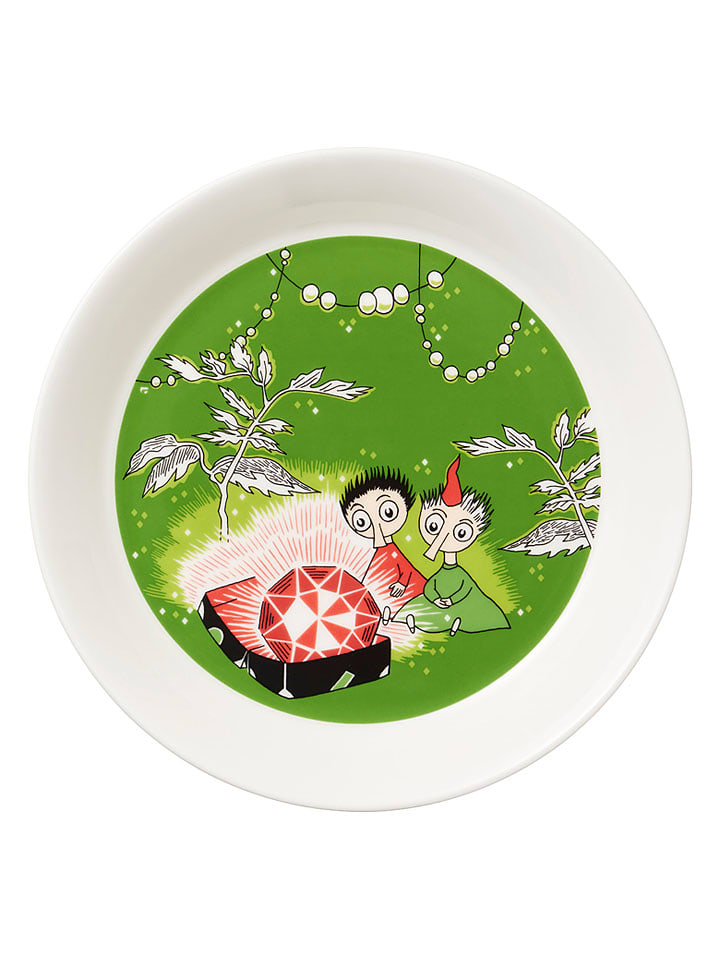 Moomin Talerzyk deserowy "Thingumy And Bob" w kolorze zielonym - Ø 19 cm rozmiar: onesize