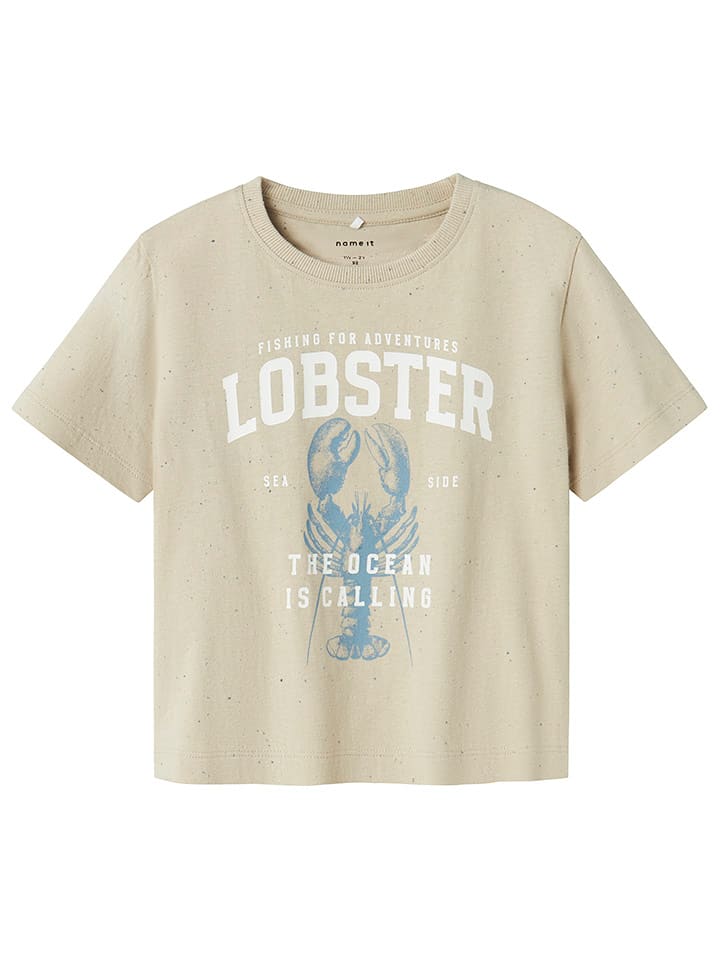 name it Koszulka "Fabi" w kolorze beżowym rozmiar: 92