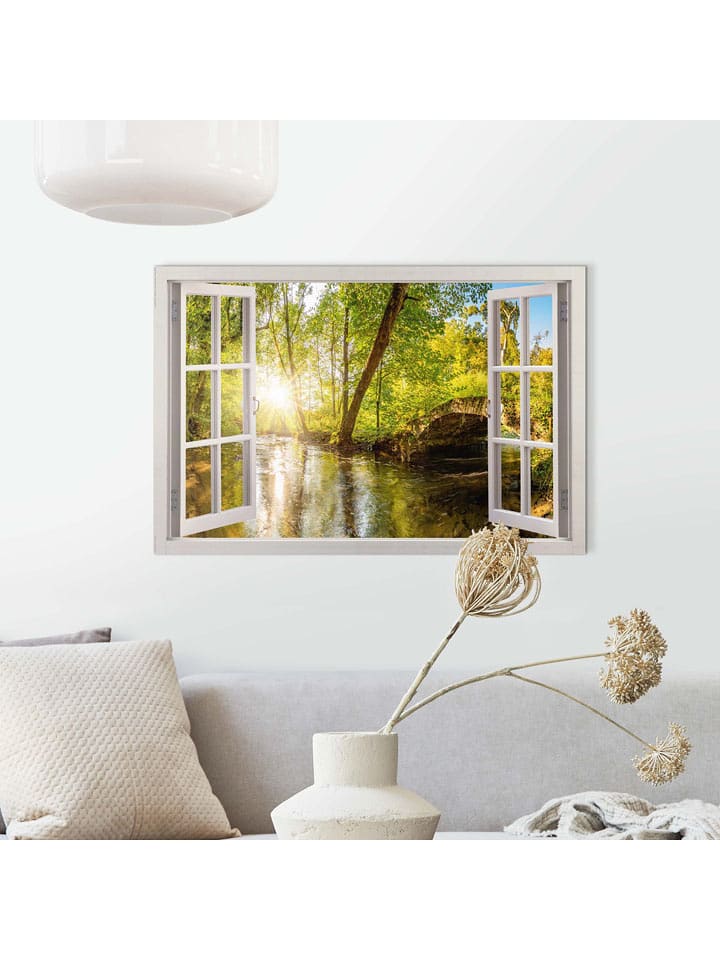 Orangewallz Druk artystyczny ''Forest Window'' rozmiar: 60x90 cm