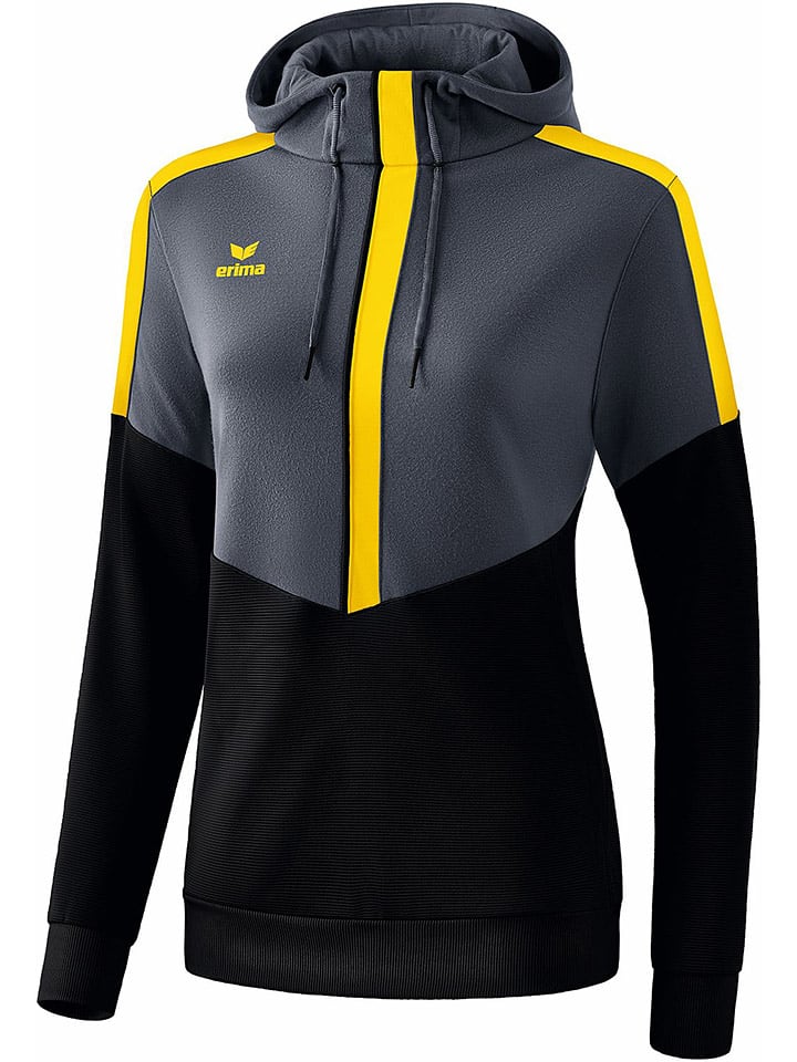 erima Bluza "Squad" w kolorze szaro-czarnym rozmiar: 36