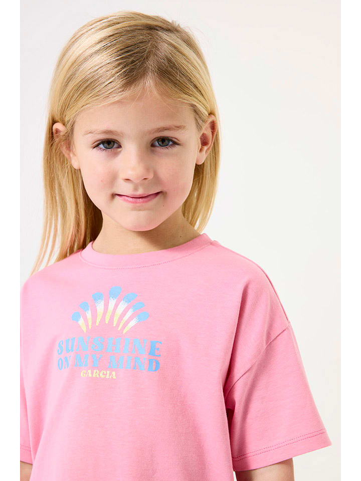 Garcia Koszulka w kolorze jasnoróżowym rozmiar: 104/110