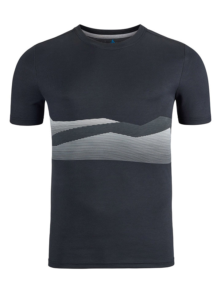 Odlo Koszulka funkcyjna "Ridgeline" w kolorze czarnym rozmiar: L