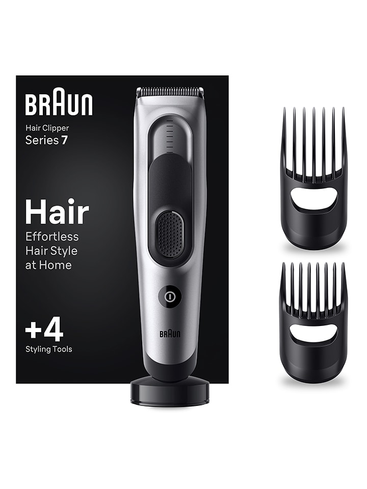 Braun Maszynka "Series 7 - HC7390" w kolorze srebrnym do strzyżenia włosów rozmiar: onesize