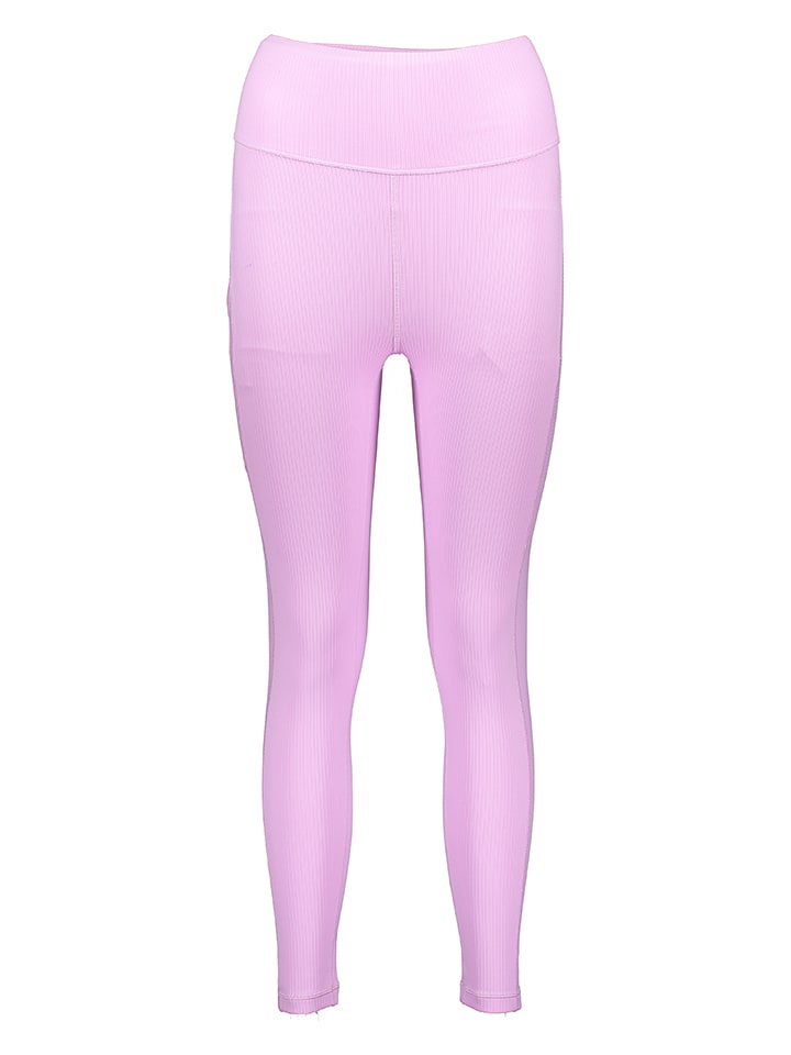 adidas Legginsy sportowe "Yoga Studio Luxe Wind" w kolorze jasnoróżowym rozmiar: XS