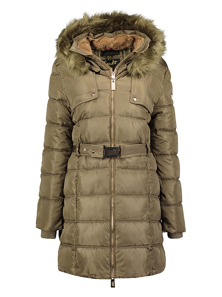 Canadian Peak Parka "Diamentereak" w kolorze beżowym rozmiar: M