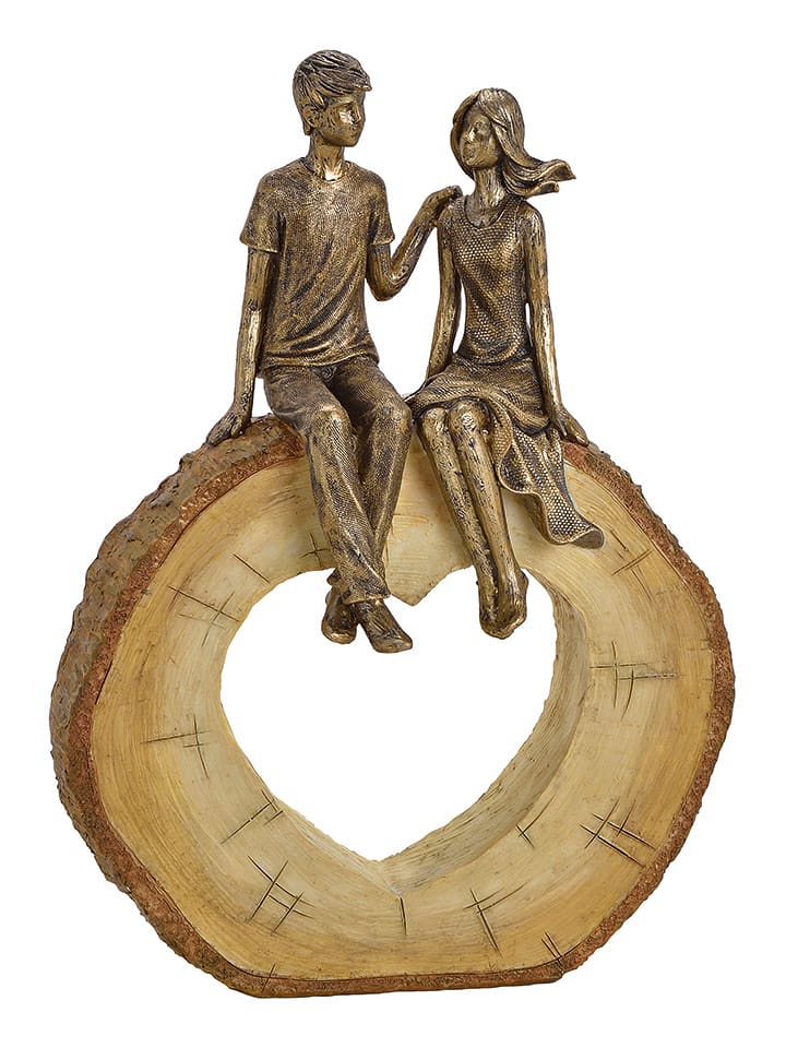 G. Wurm Figurka dekoracyjna w kolorze jasnobrązowym - 20 x 28 x 6 cm rozmiar: onesize