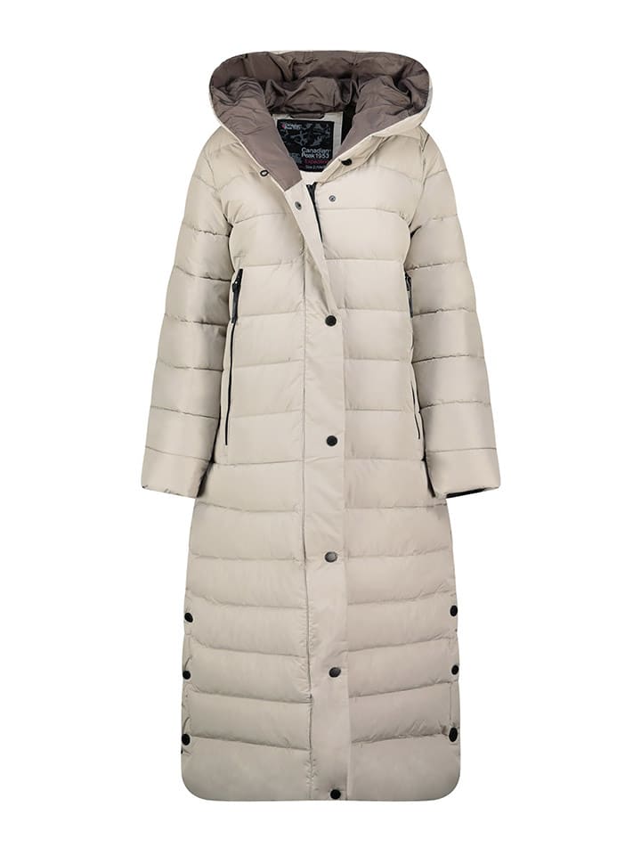 Canadian Peak Płaszcz pikowany "Constanceak" w kolorze szarym rozmiar: XXL