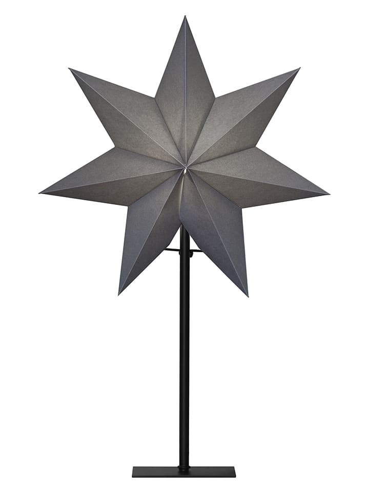 STAR Trading Lampa stojąca "Ozen" w kolorze czarnym - 34 x 55 cm rozmiar: onesize