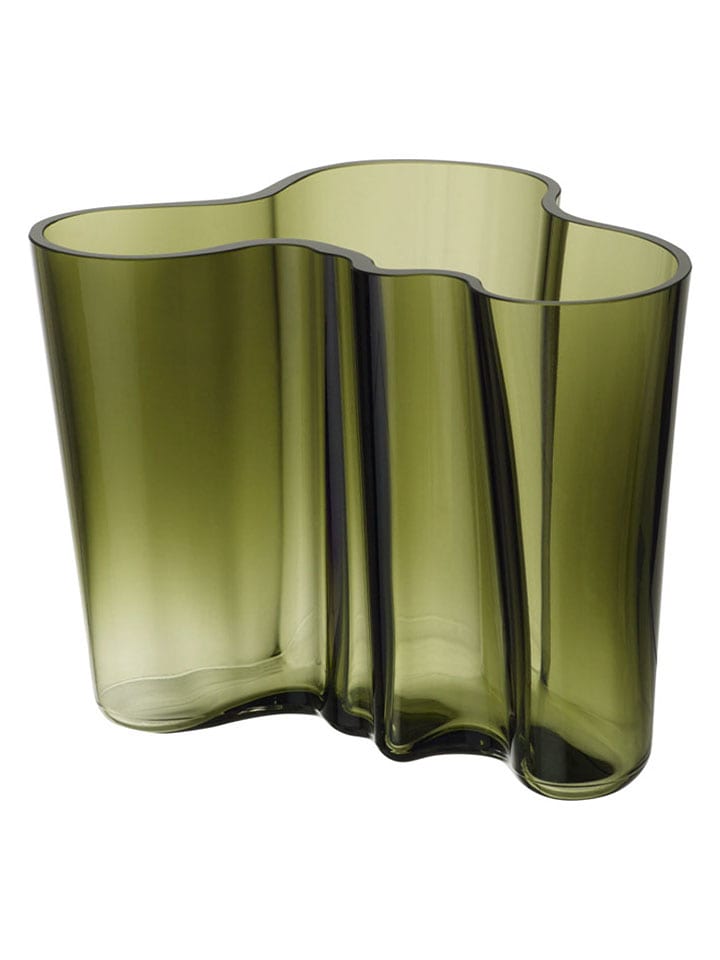 Moomin Wazon "Aalto" w kolorze zielonym - wys. 16 cm rozmiar: onesize