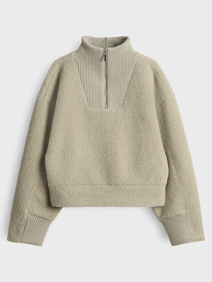 OPUS Bluza polarowa "Gick" w kolorze zielonym rozmiar: 36