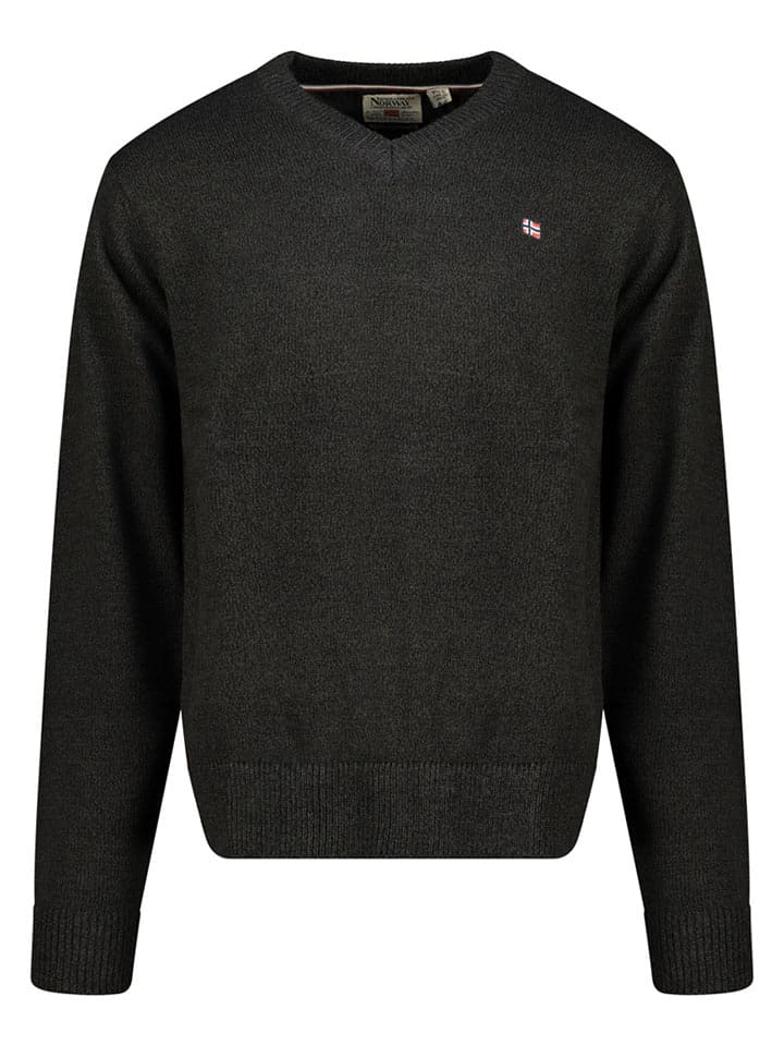 Geographical Norway Sweter "Froste" w kolorze czarnym rozmiar: XL