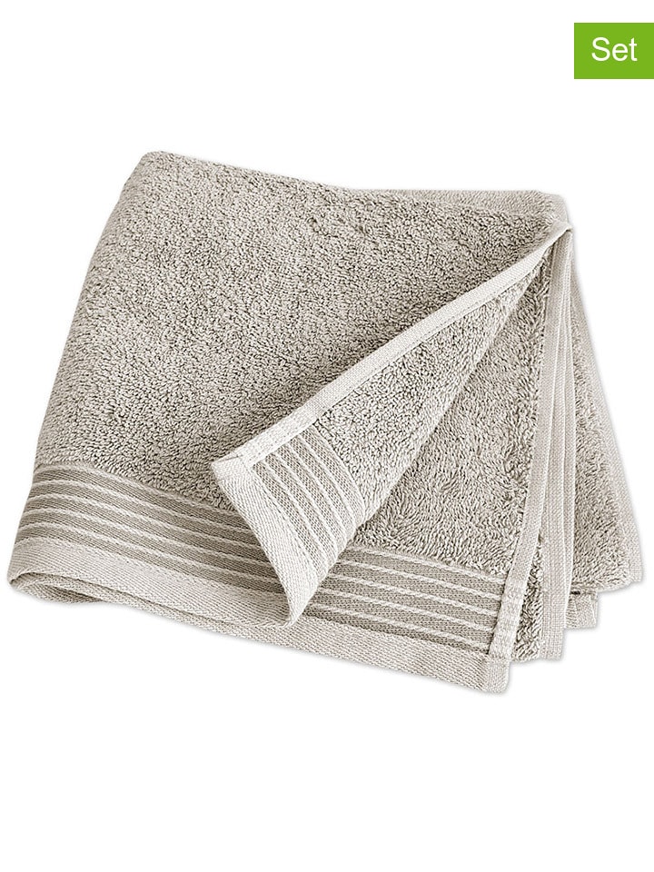 Framsohn Ręczniki (4 szt.) "Premium" w kolorze beżowym do rąk rozmiar: 50x100 cm