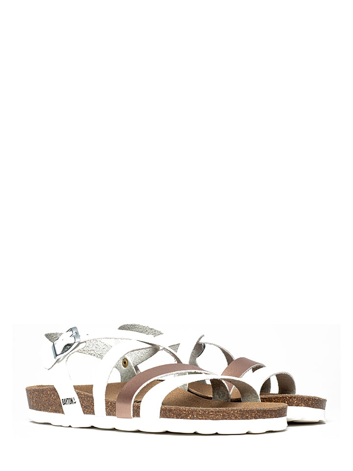 BAYTON Sandały "Gerone" w kolorze biało-różowozłotym rozmiar: 39