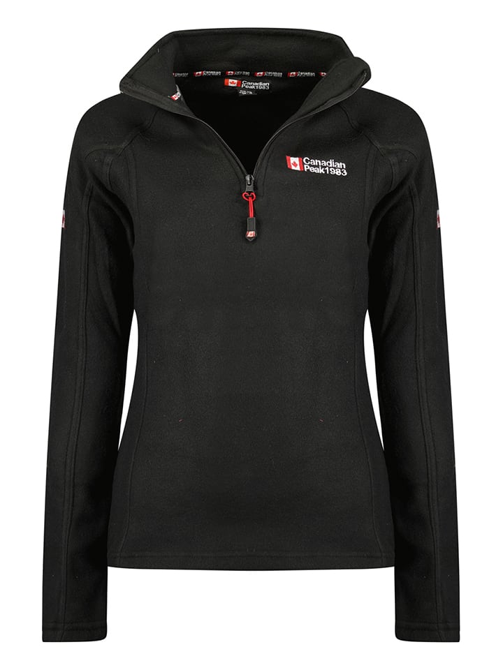 Canadian Peak Bluza polarowa "Tugeak" w kolorze czarnym rozmiar: S