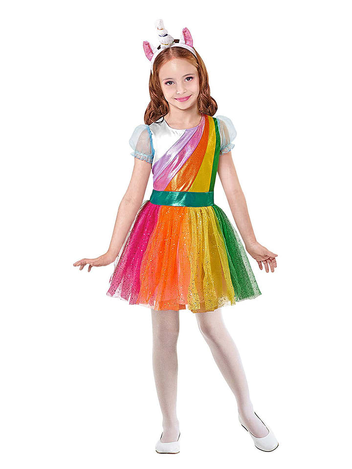 Carnival Party 2-częściowy kostium "Unicorn" ze wzorem rozmiar: 140