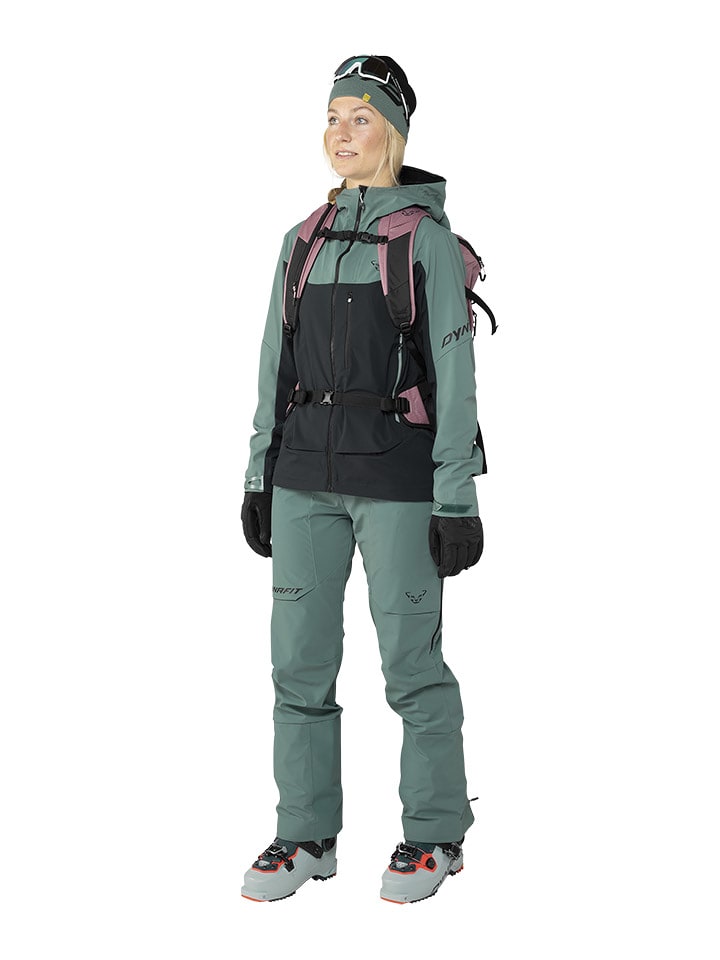 DYNAFIT Spodnie narciarskie "Radical" w kolorze zielonym rozmiar: S