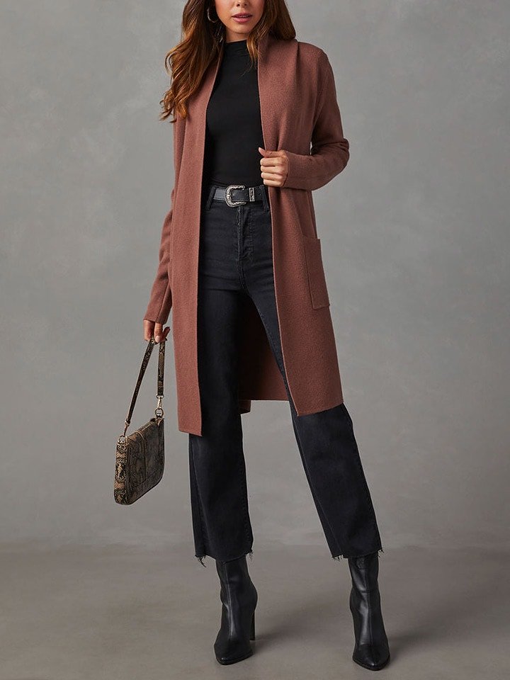 Milan Kiss Kardigan w kolorze jasnobrązowym rozmiar: L