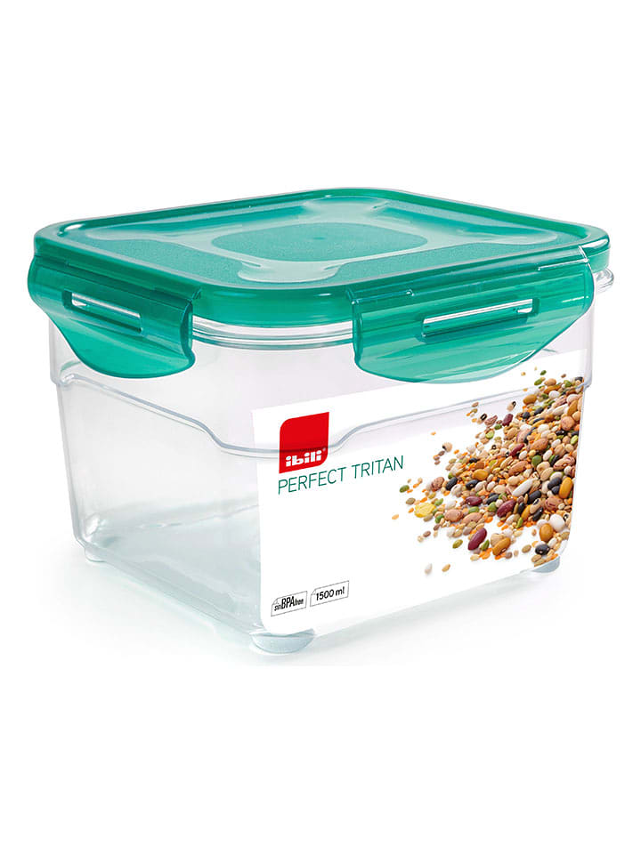 Ibili Pojemnik w kolorze zielonym - 1,5 l rozmiar: onesize