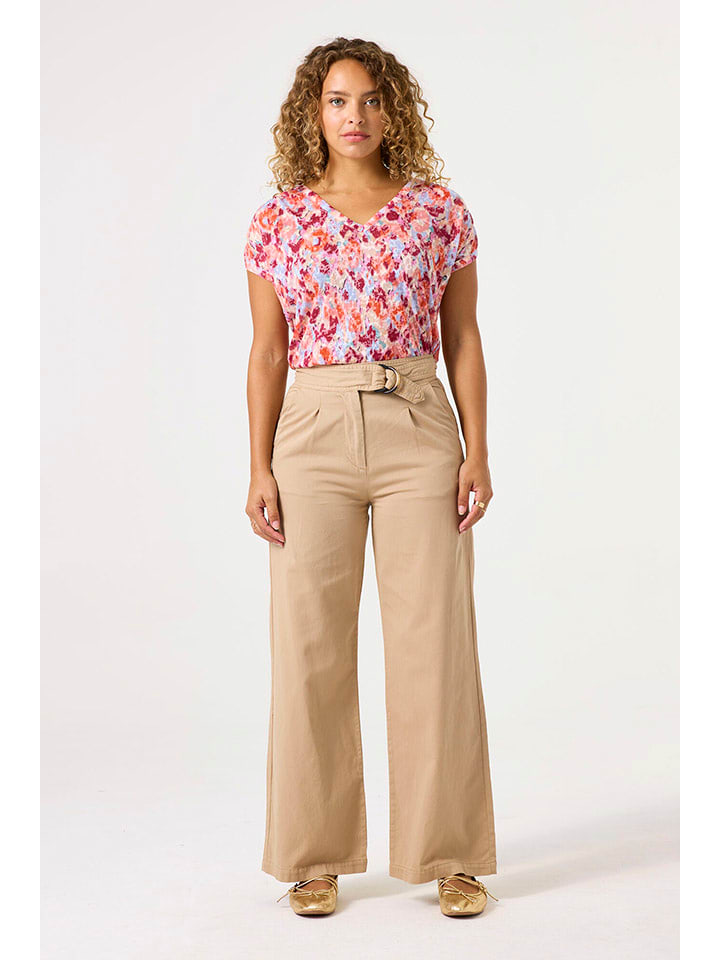 Garcia Koszulka w kolorze różowo-pomarańczowym rozmiar: XS