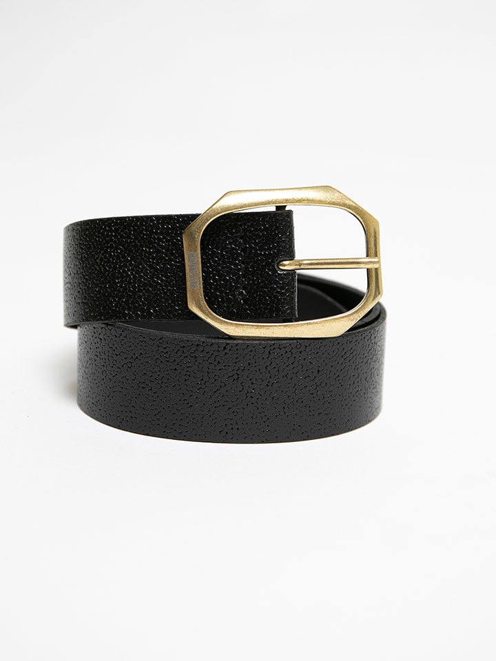 BIG STAR Skórzany pasek w kolorze czarnym rozmiar: L