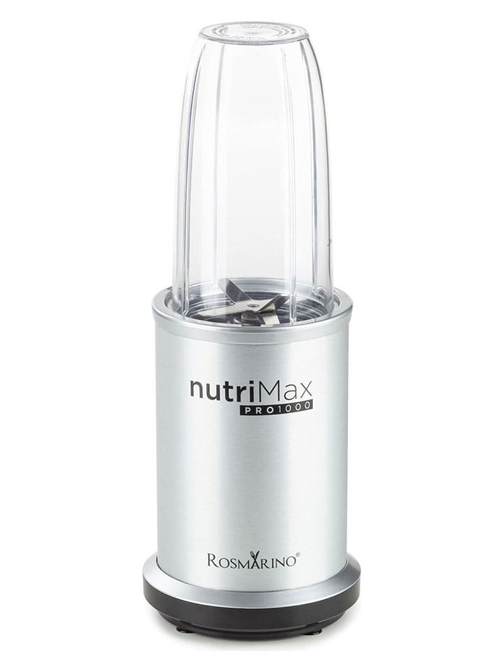 ROSMARINO Mikser "NutriMax" w kolorze srebrnym - 40 x Ø 20 cm rozmiar: onesize