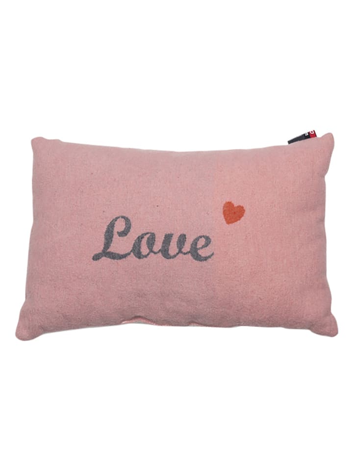 David Fussenegger Poduszka "Silvretta" w kolorze biało-jasnoróżowym rozmiar: 50x30 cm