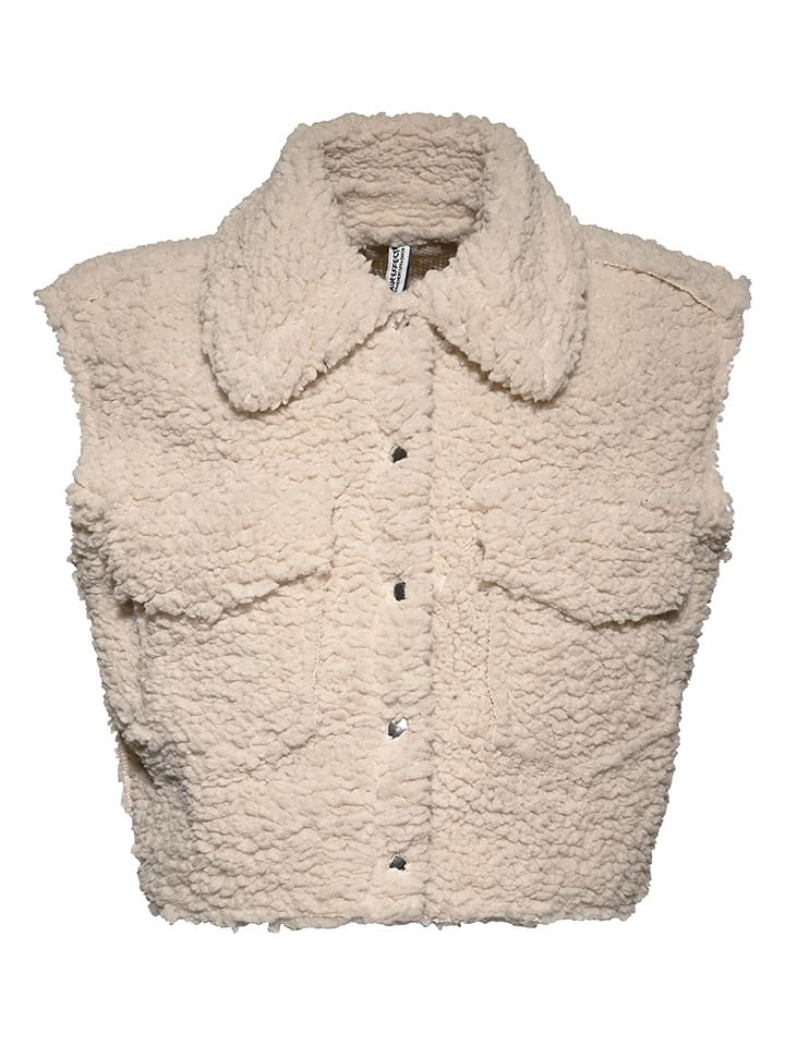 Blue Effect Kamizelka polarowa w kolorze beżowym rozmiar: 128