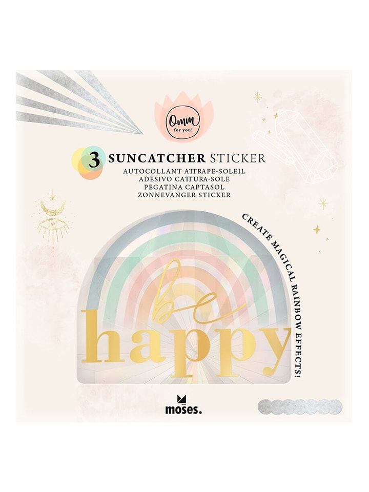 moses. Naklejki (3 szt.) "Omm for you" na okno rozmiar: onesize