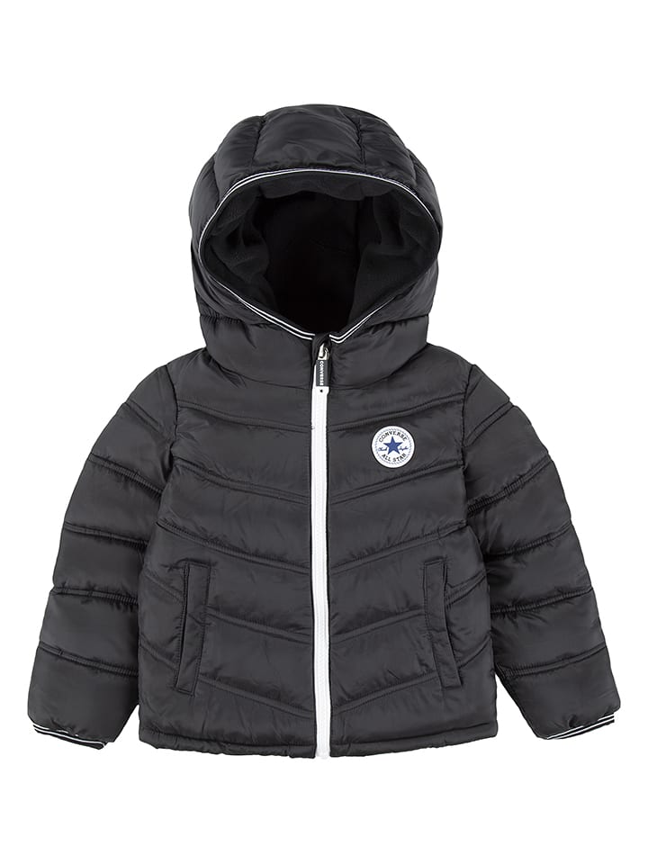 Converse Kurtka pikowana w kolorze czarnym rozmiar: 110/116