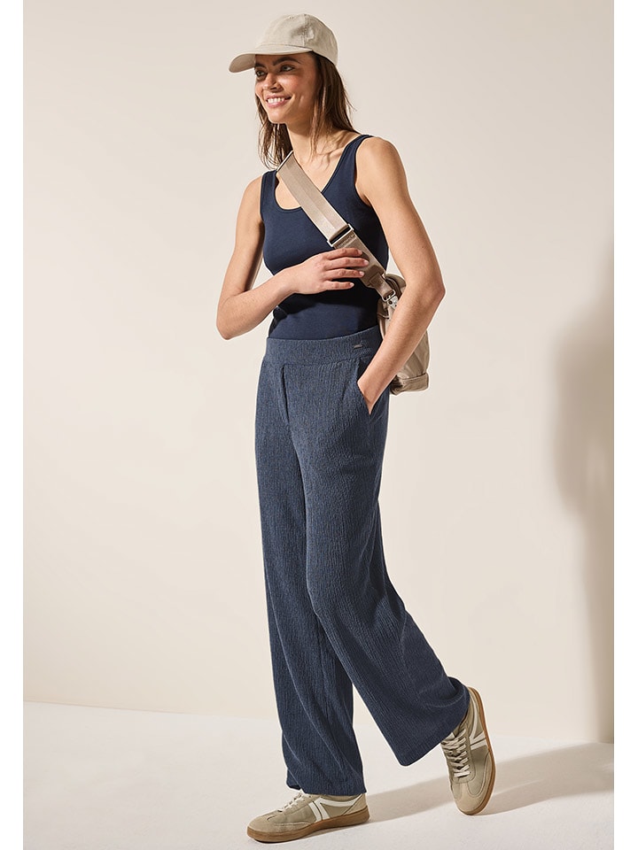 Cecil Spodnie w kolorze granatowym rozmiar: M/L28