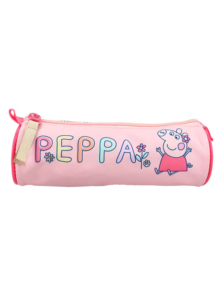 Peppa Pig Piórnik "Peppa Pig I love This!" w kolorze jasnoróżowo-różowym - dł. 21 cm rozmiar: onesize