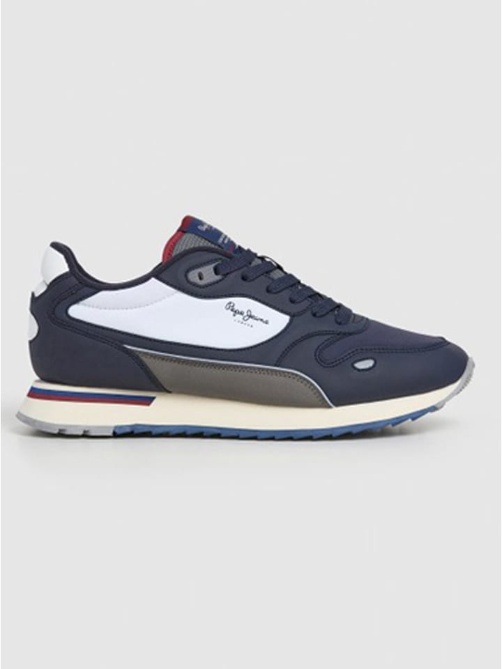 Pepe Jeans FOOTWEAR Sneakersy "Bexley South" w kolorze biało-szaro-granatowym rozmiar: 46
