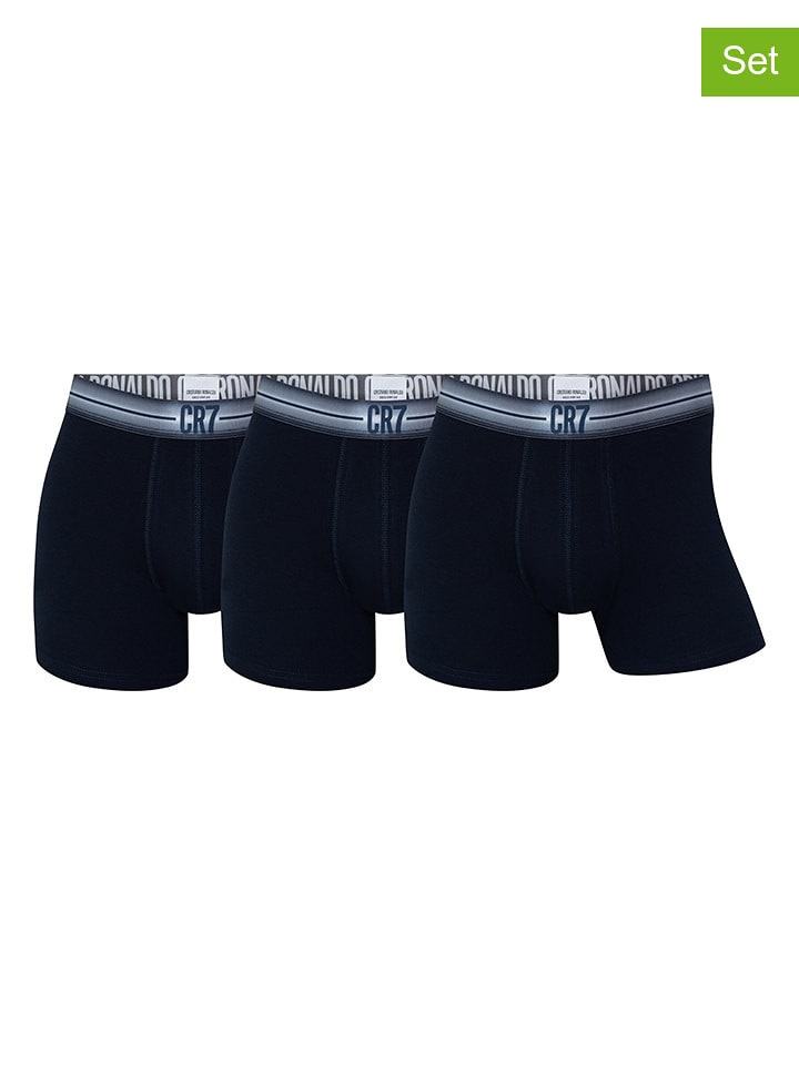 CR7 Bokserki (3 pary) w kolorze granatowym rozmiar: XL