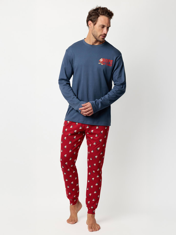 Disney Piżama "Disney" w kolorze granatowo-czerwonym rozmiar: XL