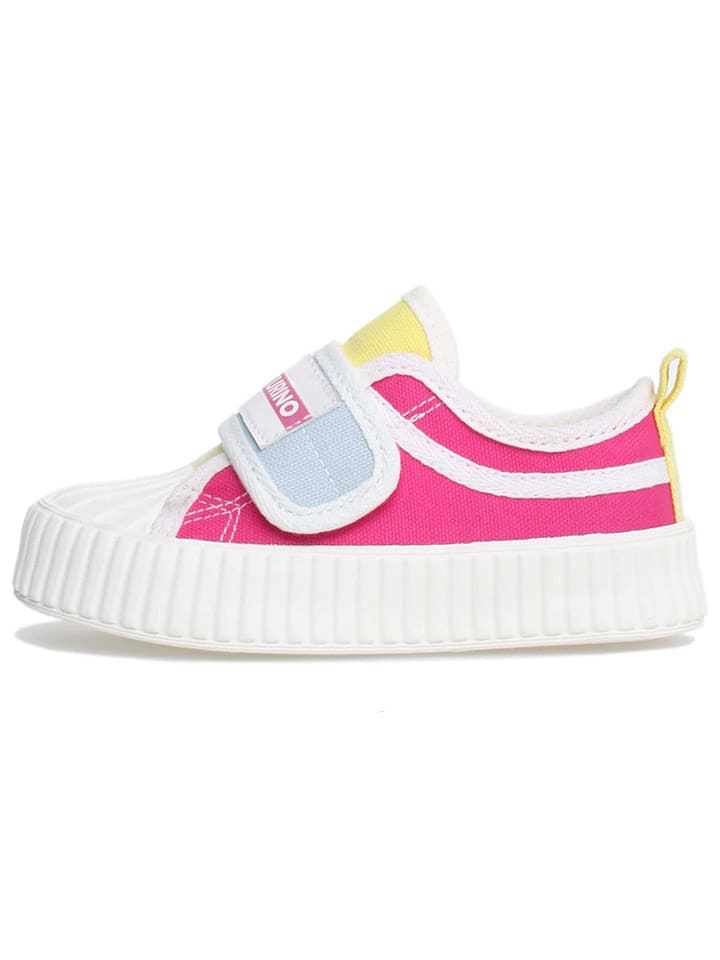 Naturino Sneakersy "Kily" w kolorze biało-żółto-różowym rozmiar: 30